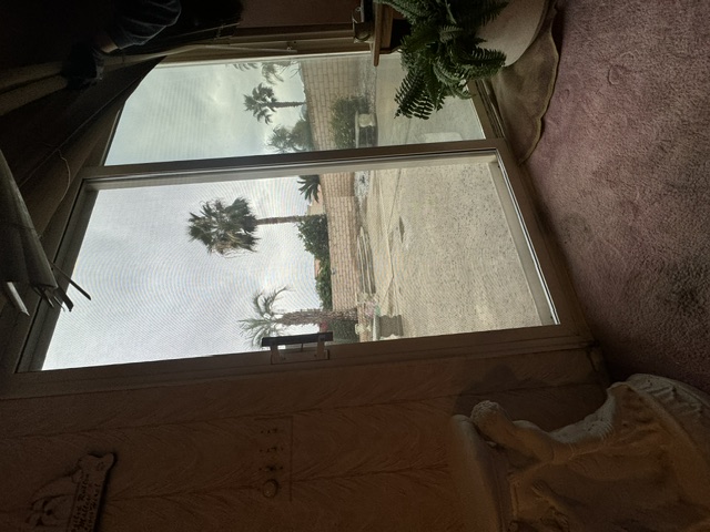 New sliding glass door installation